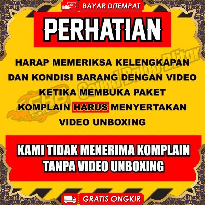 Promo Terbaru STIKER SOUND SYSTEM VYNIL ANTI AIR ISI 63/56/55 Sticker - Faskho Brewog Brengos BJ Hun