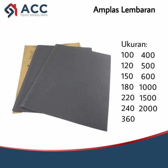 Amplas Lembaran Eagle / Amplas Halus / Amplas Kasar Allshop