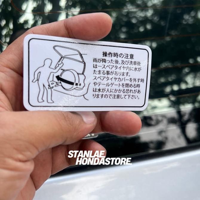 Sticker Kaca Belakang Jdm Crv Gen 1