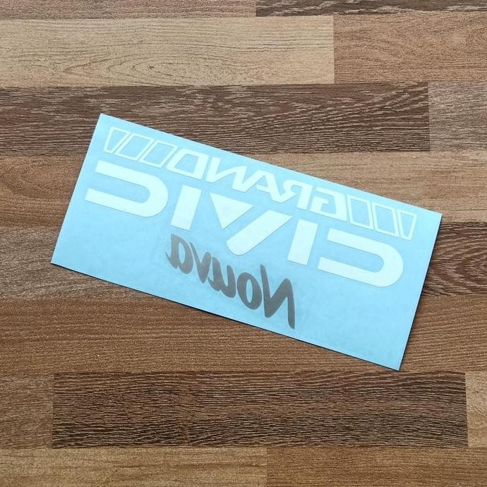 Sticker Stiker Kaca Belakang Honda Civic Nouva