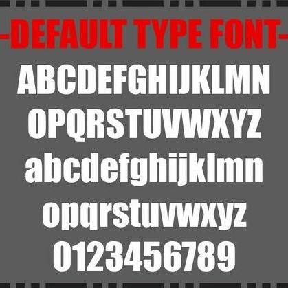 

Stiker Abjad Angka Uk Tinggi 29 Cm - Bahan Oracal Glossy