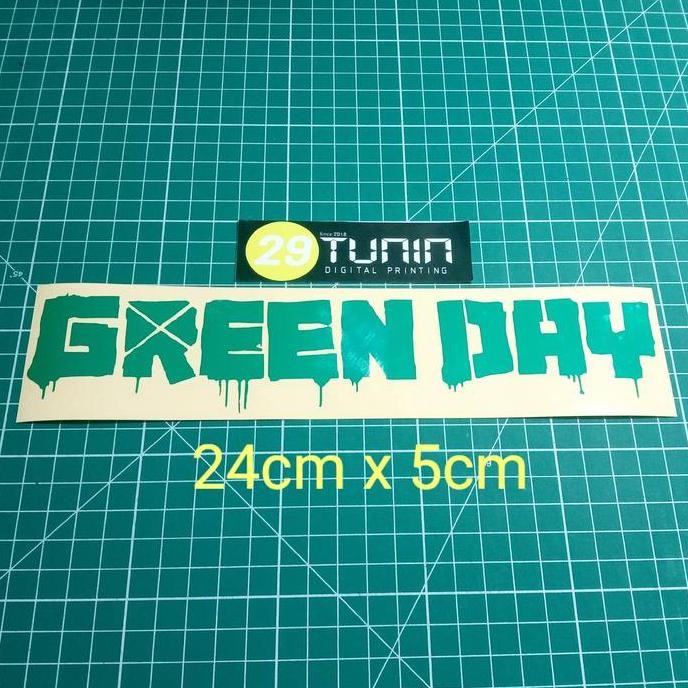 

Cutting Sticker Stiker Band Greenday