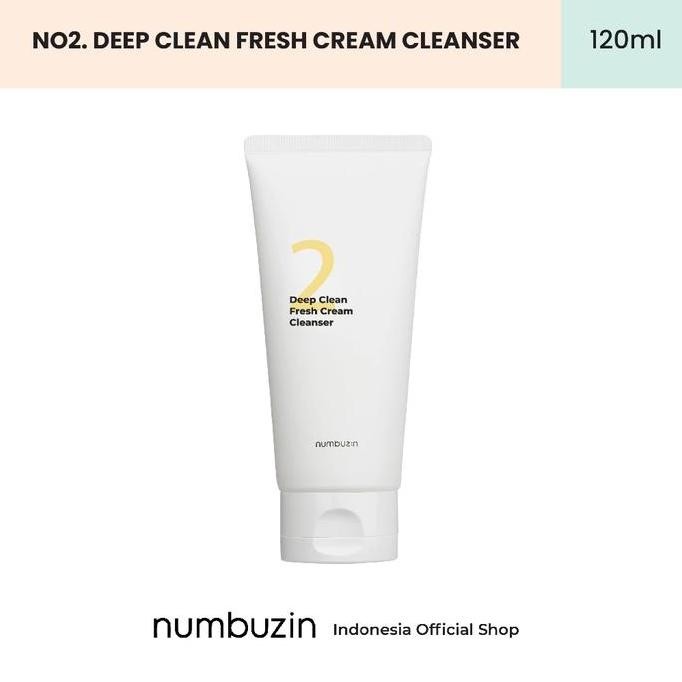 TERLARIS - Numbuzin No. 2 Deep Clean Fresh Cream Cleanser 120ml