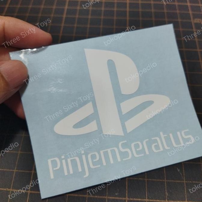 

Cutting Sticker Playstation Parodi Pinjem Seratus Ps Logo Vinyl Oracal