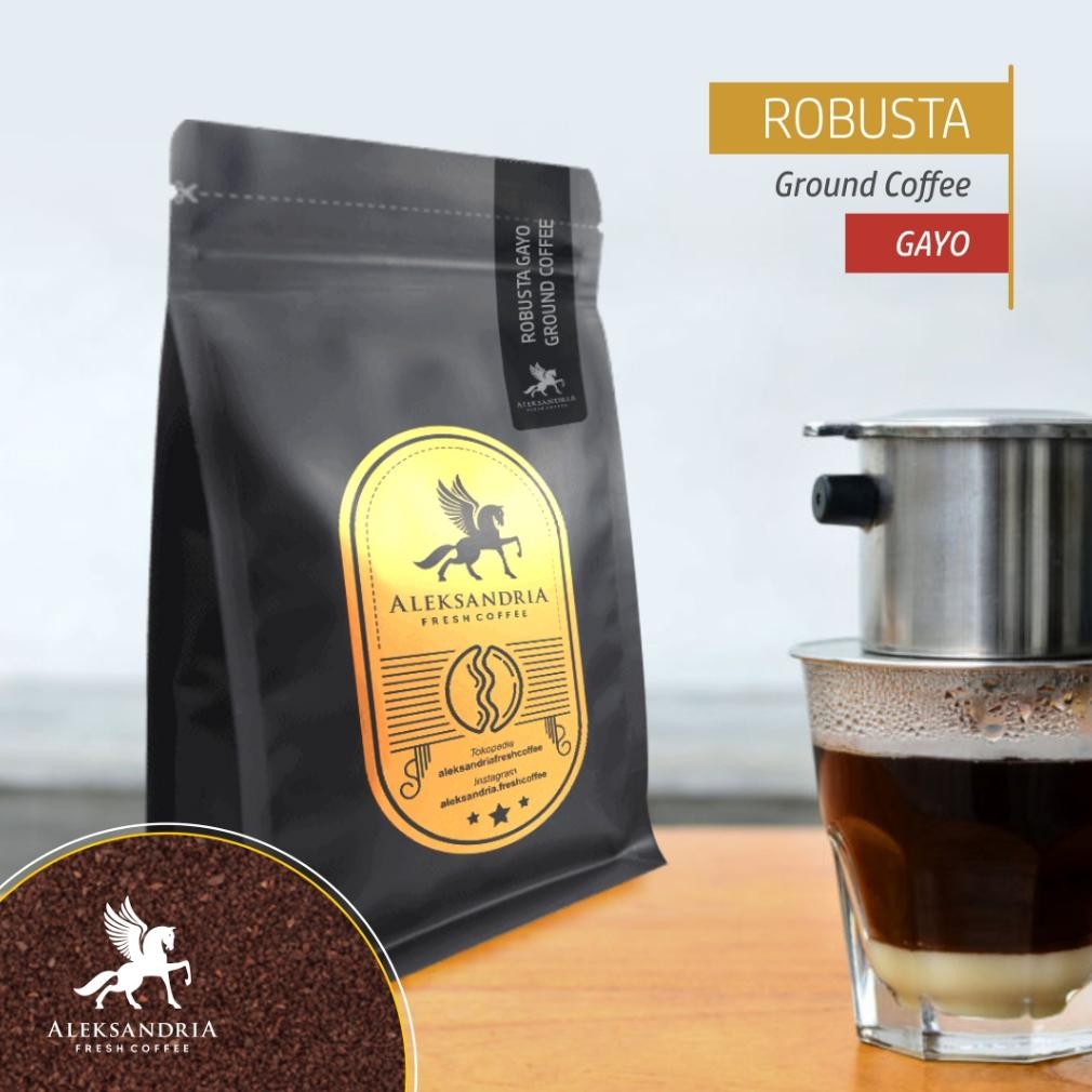 

Ready!! Kopi Roasted Robusta Gayo Giling/Bubuk/Powder