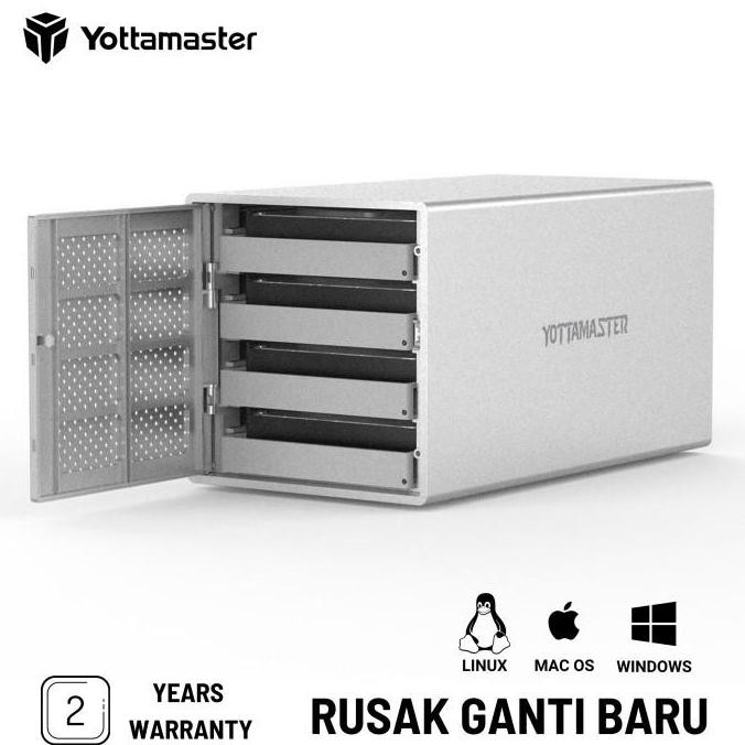 NEW Yottamaster 4 Bay 3.5" USB 3.0 Hard Drive Enclosure ( PS400RU3 )