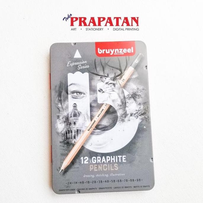 

BEBAS ONGKIR - Bruynzeel Graphite Pencils 12pcs 2H-9B