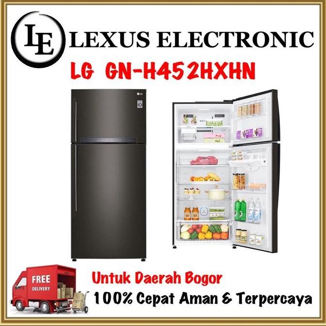 TERMURAH - LG KULKAS 2 PINTU | GNH452HXHN | GN-H452HXHN | INVERTER COMPRESSOR