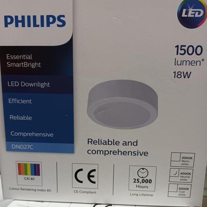 Bst Ready Philips Dno27C 18 Wat/Led Donwligt Dn027C 18 Wat Philips Outbow Best Seller