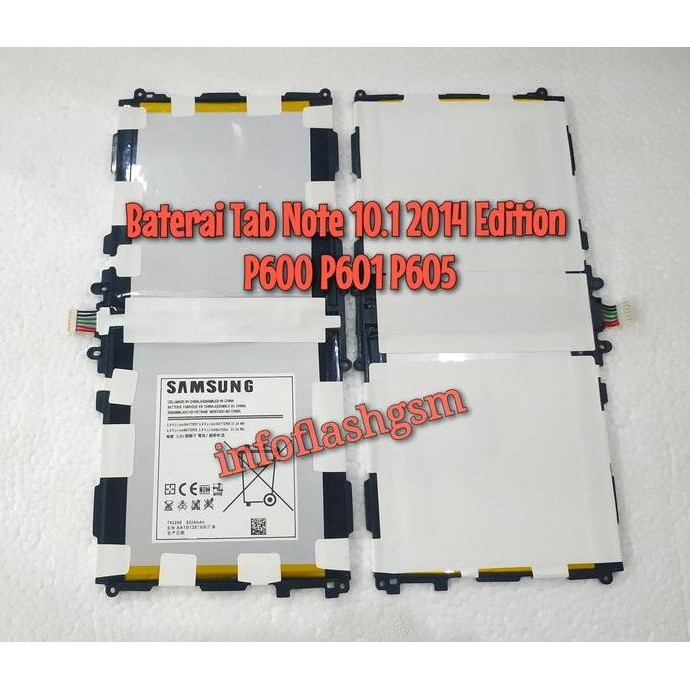 Baterai Samsung Galaxy Tab Note 10.1 2014 Edition P600 P601P605