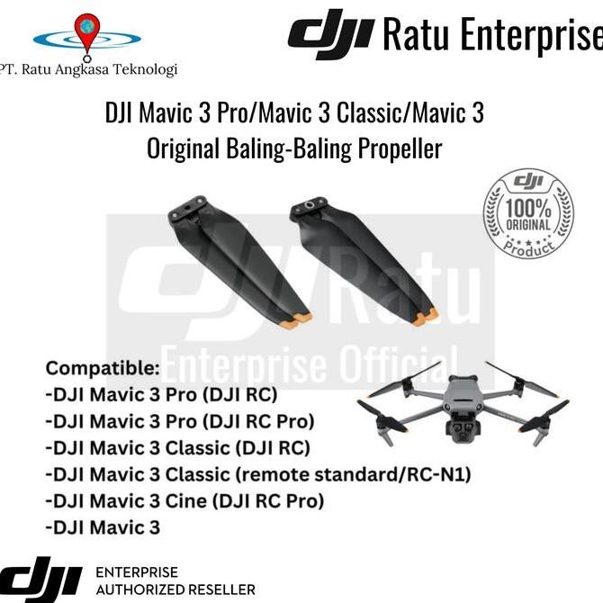 Propeller Baling-Baling DJI Mavic 3 Pro DJI Mavic 3 Classic DJI Mavic 3 Original Propeller Baling-Ba