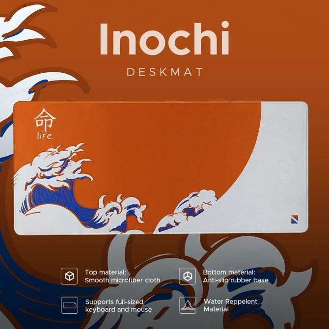 TERLARIS - Noir Inochi Japan Line Deskmat / Mouse Pad