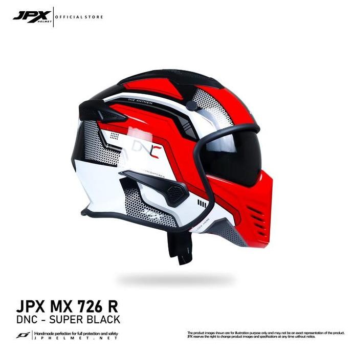Helm JPX Full Face Mx-726R - DNC