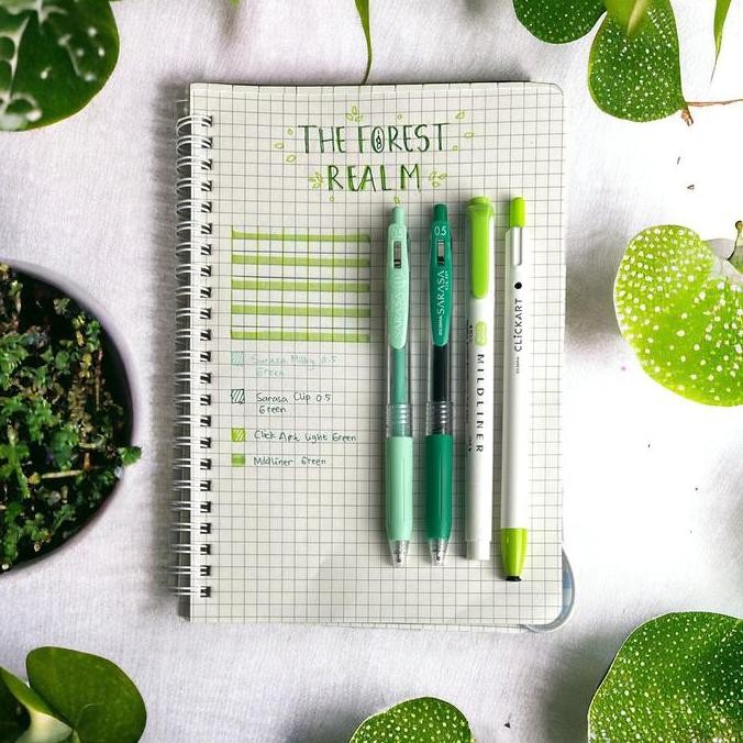 

TERBARU - Paket Bundling Alat Tulis Zebra The Forest Realm Free Notebook Grid A5