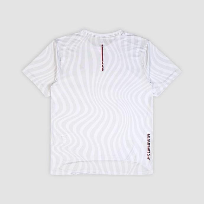 BRODO - Wavy JRF Performance Jersey Running White