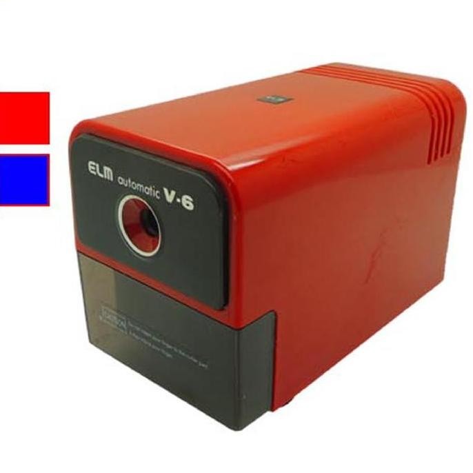 

TERLARIS - ELM Electric Sharpener V-6 - Serutan Otomatis serutan pensil jumbo