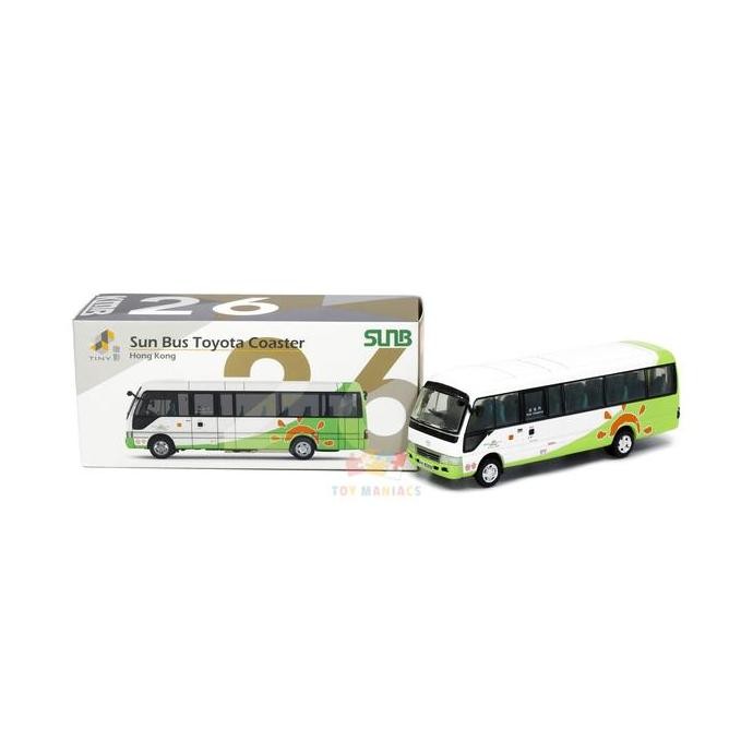 Tiny KMB26 Hong Kong KMB Sun Bus Toyota Coaster 1:76 KMB2021190