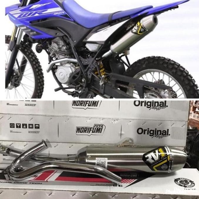 BEBAS ONGKIR - KNALPOT NORIFUMI RV1 YAMAHA WR155 ORIGINAL NORIFUMI