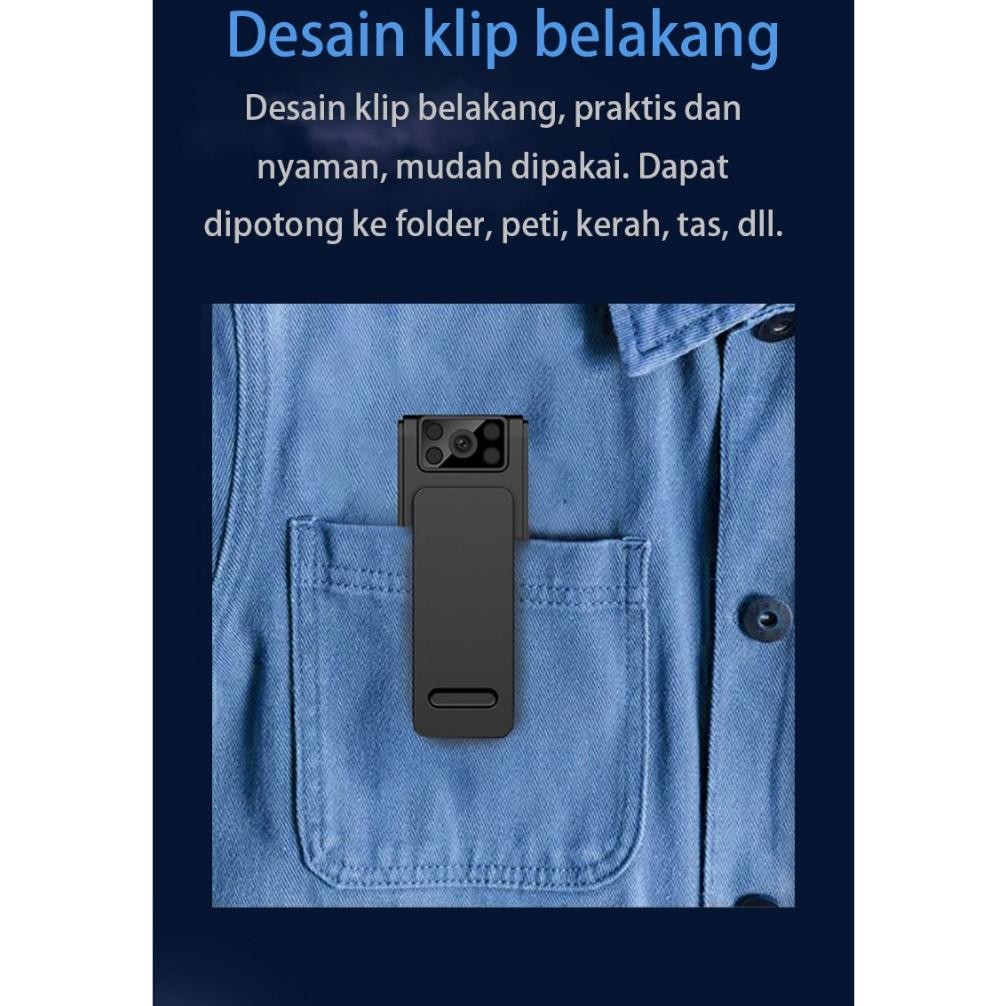 Mini Kamera Olahraga Luar Ruangan Perekam Suara Perekam Dada Hd 1080P Camera Video Voice Recorder