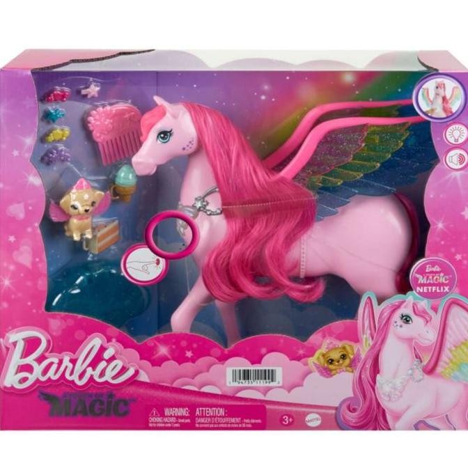 Boneka Barbie Magic Kuda Pegasus Horse Doll with Aksesoris and Pet