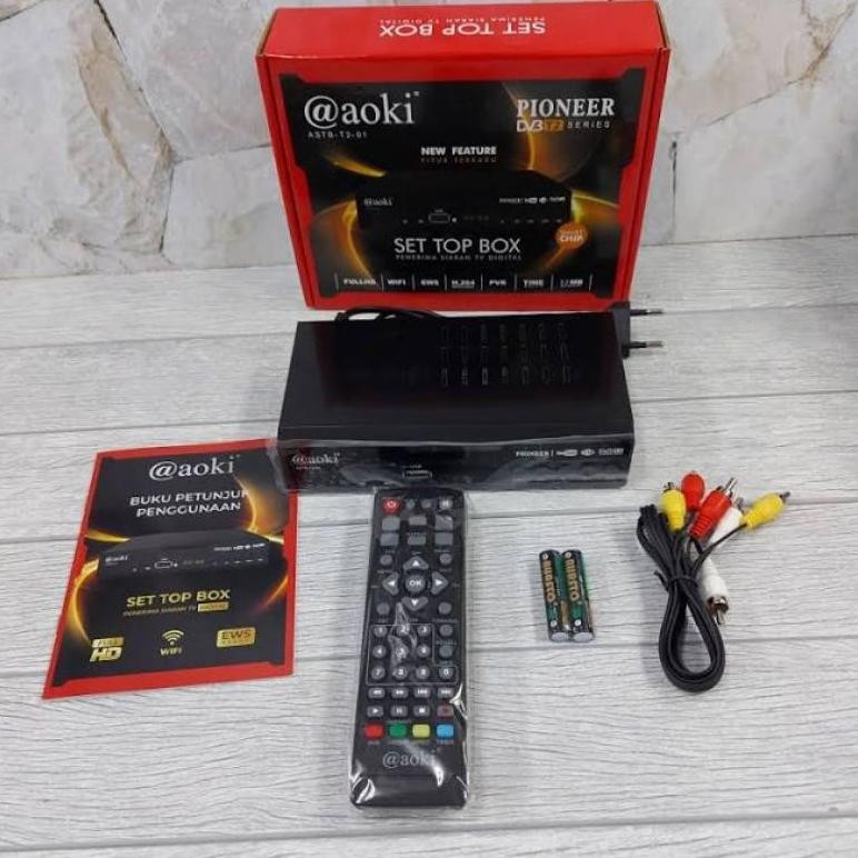 Set Top Box @Aoki  Astb T2-01 / Stb Aoki T2-01 / Stb Tv Tabung Murah & Berkualitas