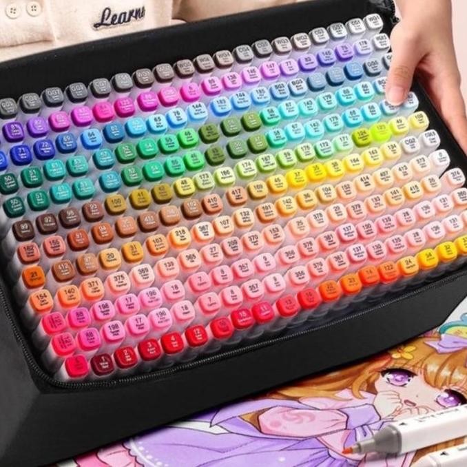 

Touchfive spidol twinmarker white 40pcs /40 warna/40 colour touchfive JS