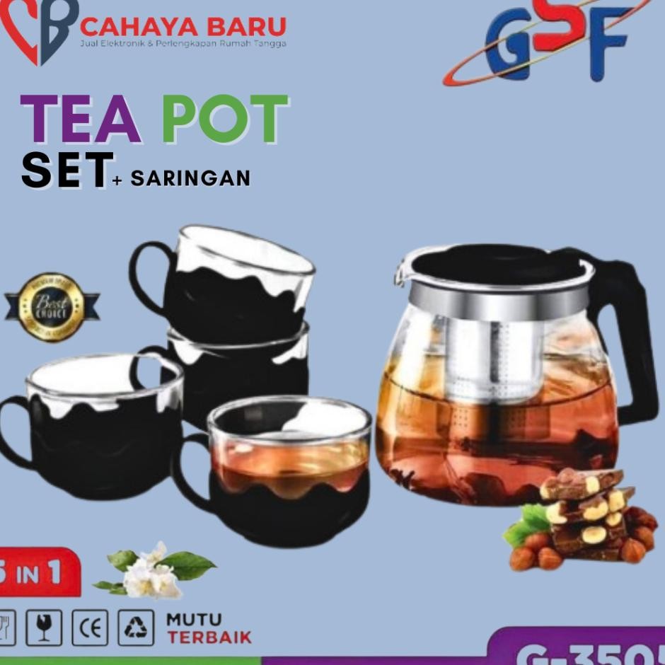 Gsf Tea Pot Set Saringan 3505