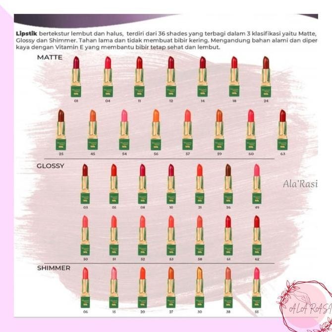 Promo Lipstik Ms Elizabeth Helen Arab BPOM Tanpa Box Lipstick Kosmetik Bibir Lipmatte COD