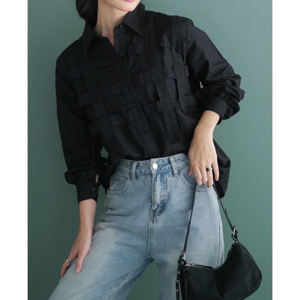 Hot Myrubylicious Moriarthy Shirt | Atasan Wanita | Kemeja Lengan Panjang Lea