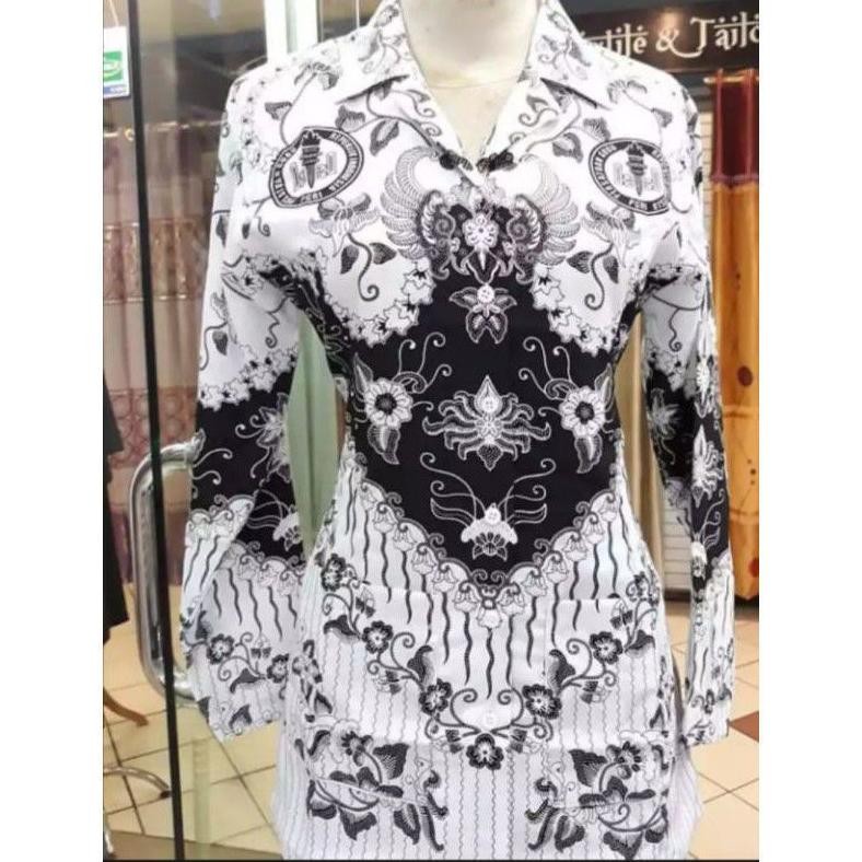 Cod Baju Seragam Pgri Pria Wanita Terbaru Lapis Furing Ung-18