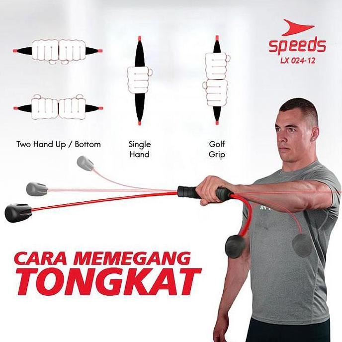 Promo SPEEDS Flexi Bar Stick Flexi Bar Swing Tongkat Flexi Untuk Kebutuhan Gym dan Fitness 024-12 CO