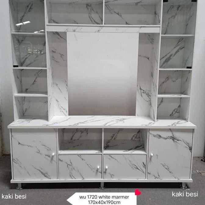 Lemari Hias TV Menara Kaca