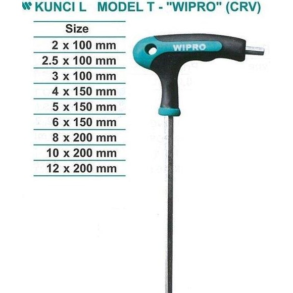 Bst Ready Kunci L Model T Size 5 X 150 Mm Wipro Best Seller