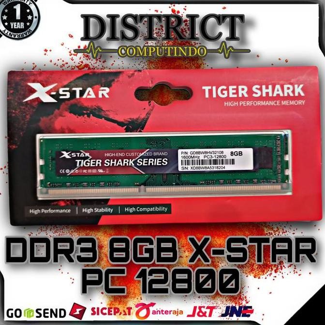 TERMURAH - Memory RAM DDR3 8GB Xstar pc12800
