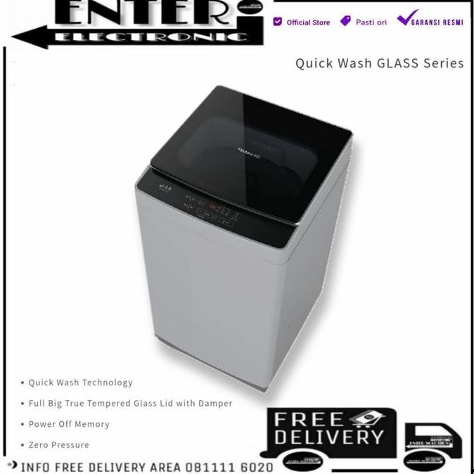 SHARP ESH758TGY - MESIN CUCI TOP LOAD 1 TABUNG 7.5KG SHARP ES H758T GY