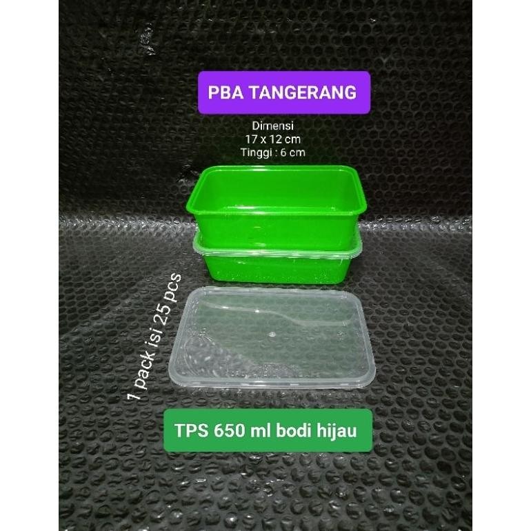 Original Thinwall Persegi Panjang 500 Ml , 650 Ml , 1000 Ml Warna   Box Take Away Kotak Makan Plasti