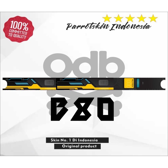 

[COD] Garskin Stiker List B80 Katalog Keren Voltase By Urbanite Store Label Custom Presisi Terlaris