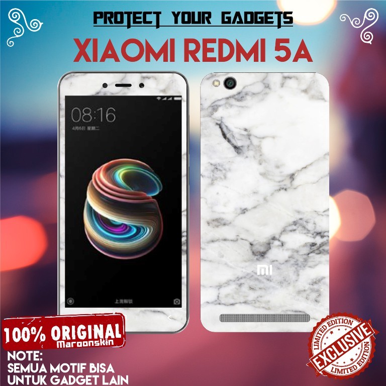 

[COD] Garskin Stiker Xiaomi Redmi 5A Label Custom Presisi Terlaris