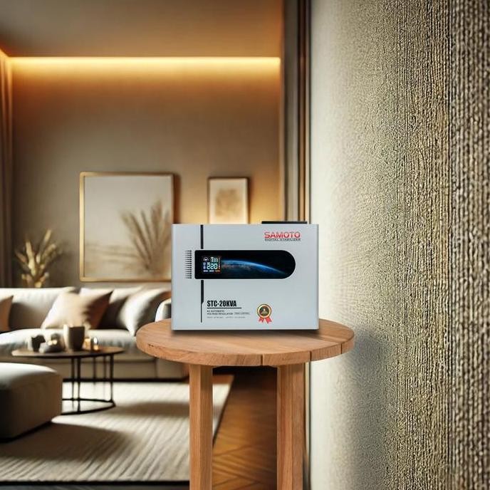 Stabilizer Samoto 20000VA STC20000 Triac Control Digital Stavolt Stabiliser Listrik STC20KVA Single 