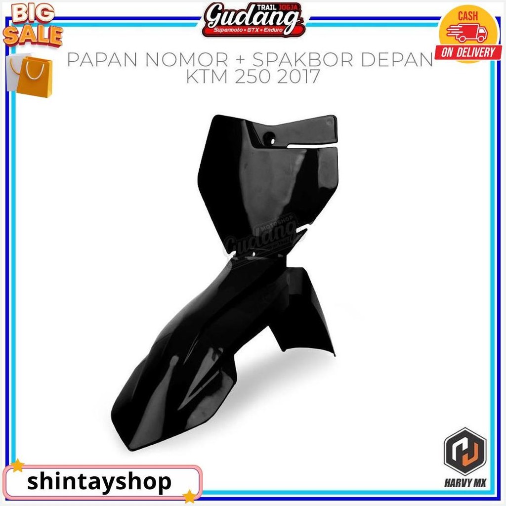 Spakbor Slebor Depan Plus Plat Papan Nomor Ktm 250 2017 Hrv Termurah Banget