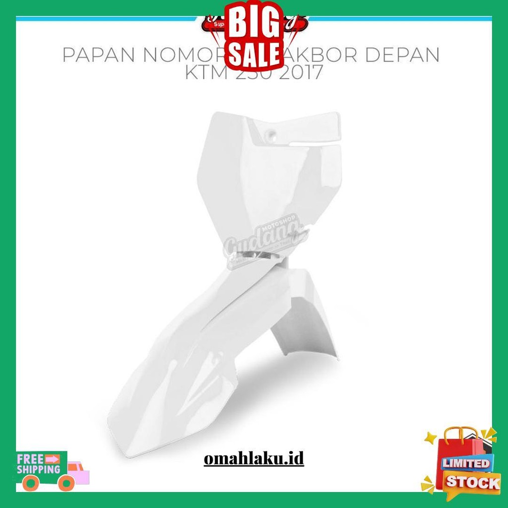 Spakbor Slebor Depan Plus Plat Papan Nomor Ktm 250 2017 Hrv Terlaris