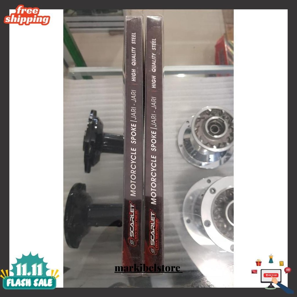 Jari Jari Ruji Set Depan Belakang Scarlet Mx Klx Crf 150 Ring 17/17 16/19 18/21 Original Produk