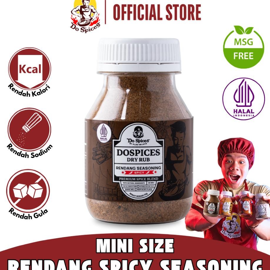 

Do Spices Healthy Dry Rub Bumbu Marinasi Rempah Rendah Kal Rendang Seasoning Mini Size
