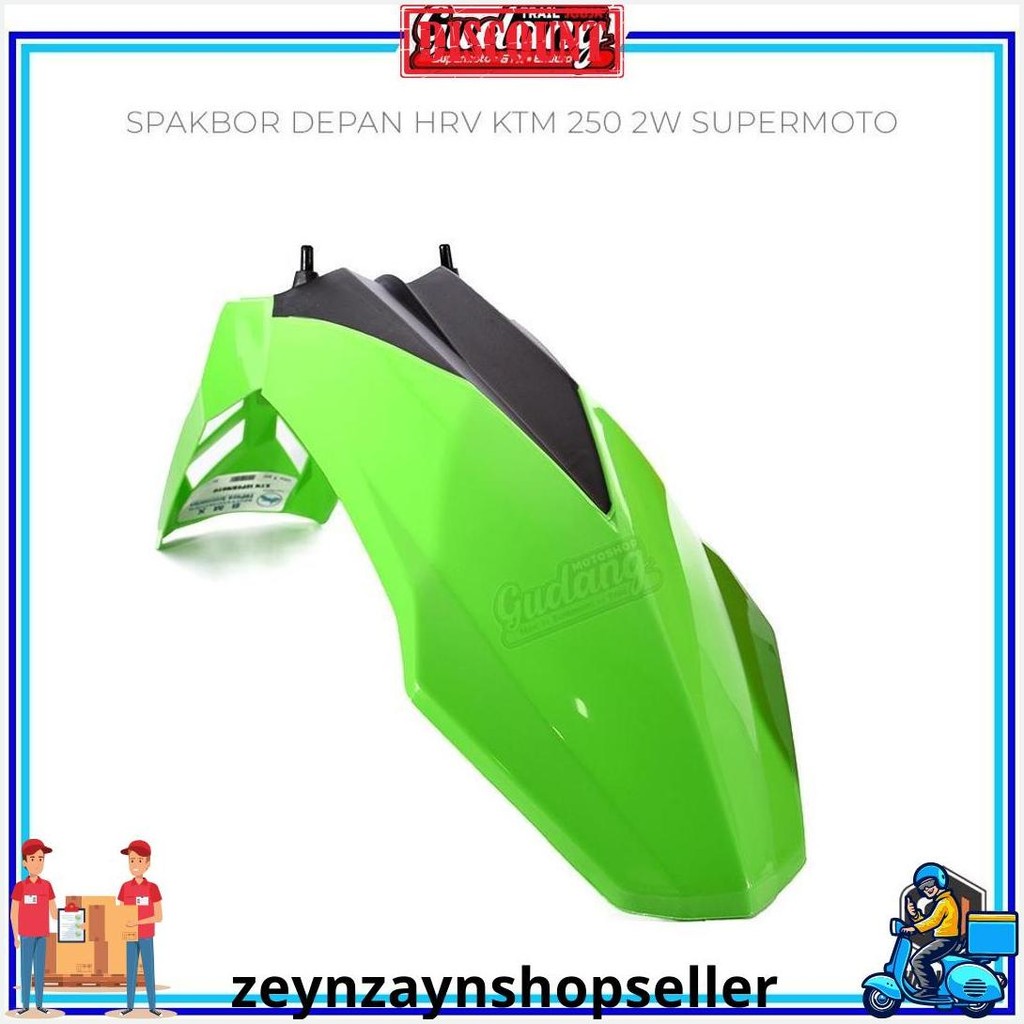Spakbor Slebor Depan Plastik Hrv Ktm 250 2017 Ktm 250 2014 Sixday Ktm 250 2 Warna Supermoto Siap Kir