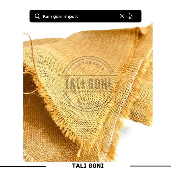 Kain goni import bahan goni craft natural