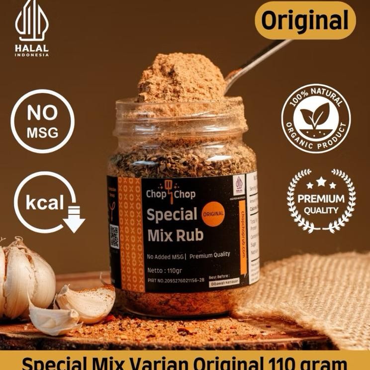

Chopchop Rub Mix Rub 110Gr Bumbu Sat Set Bumbu Rendah Kal Bumbu Bumbu N Bumbu Sat Set Bumbu Marinasi