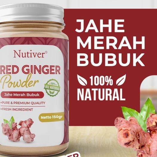 

Nutiver Red Ginger Powder / Jahe Merah Bubuk Murni / Bumbu Rempah