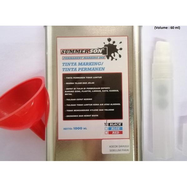 

Tinta Spidol Marking Ink Summerson 1 Liter-Spidol Besar