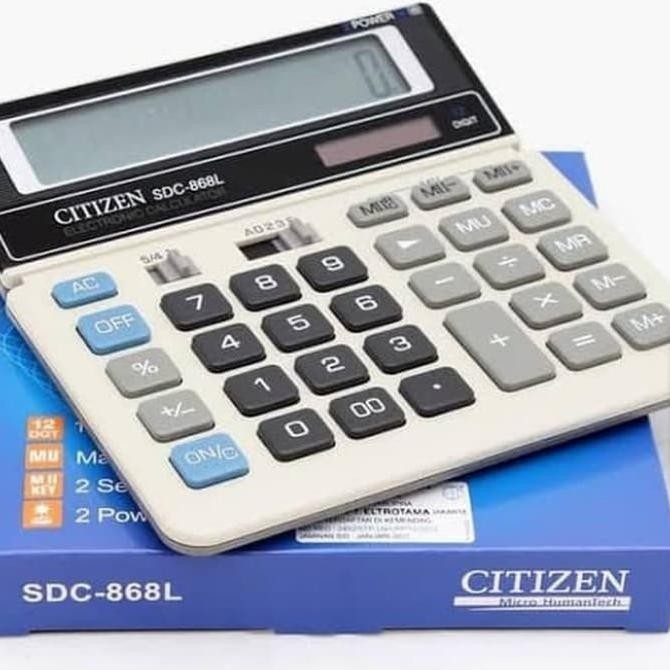 

XD27 Kalkulator 12 Digit Citizen SDC-868L Termurah