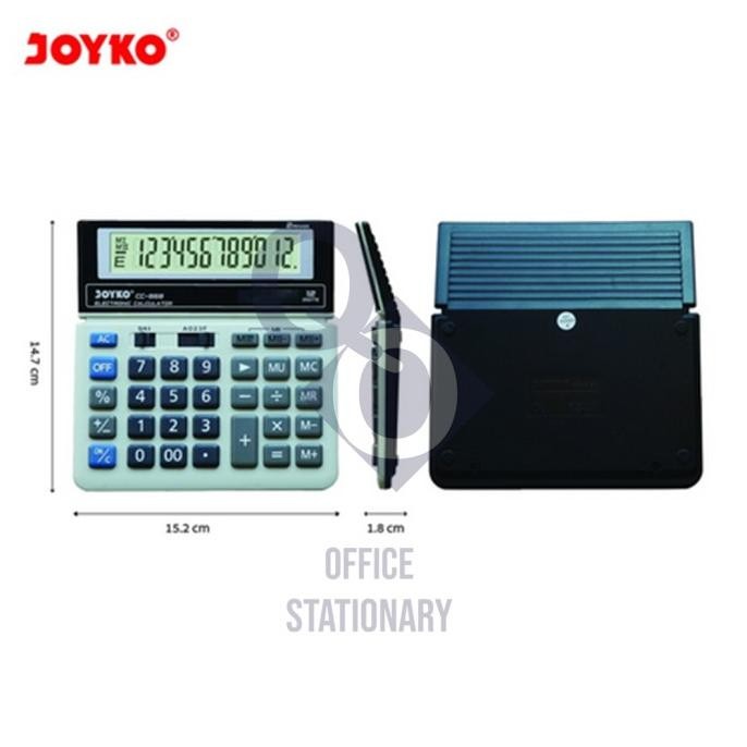 

wwr-76 Kalkulator 12 Digit / Calculator JOYKO CC-868 / Check Correct Berkualitas